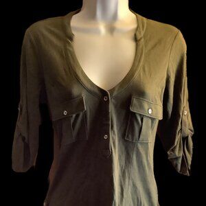 NWT Guess 3/4 Sleeve Blouse Size:XS